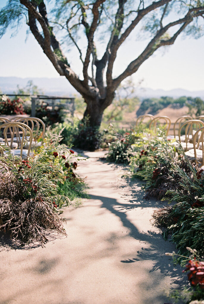 Santa Inez Wedding Ceremony Decor