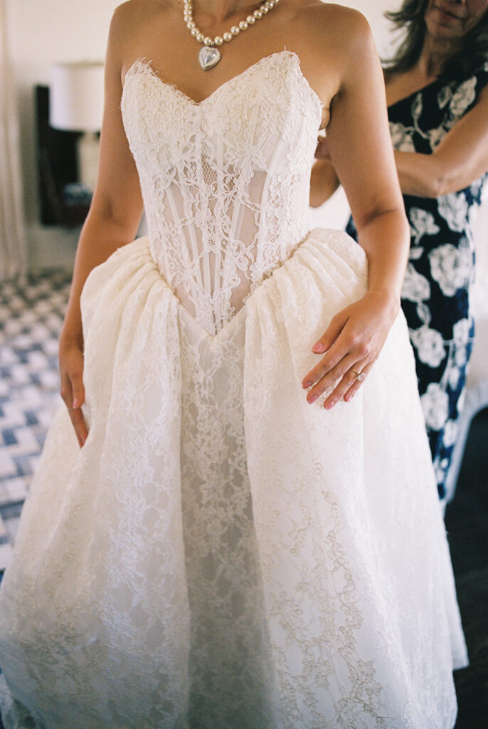 Lace Corset Wedding Dress