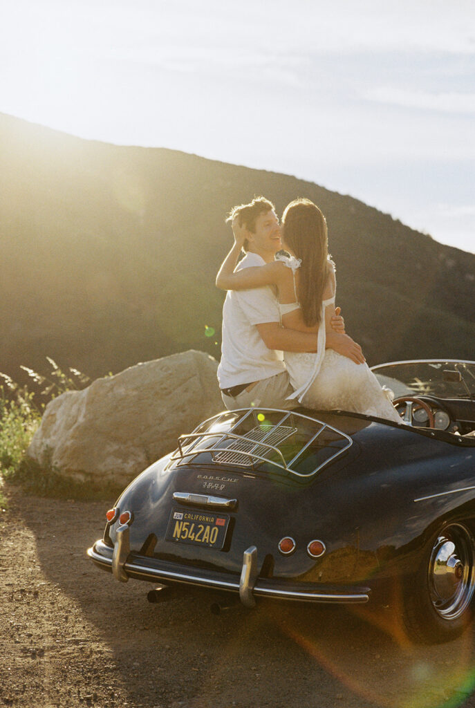 Malibu Golden Hour Engagement Session