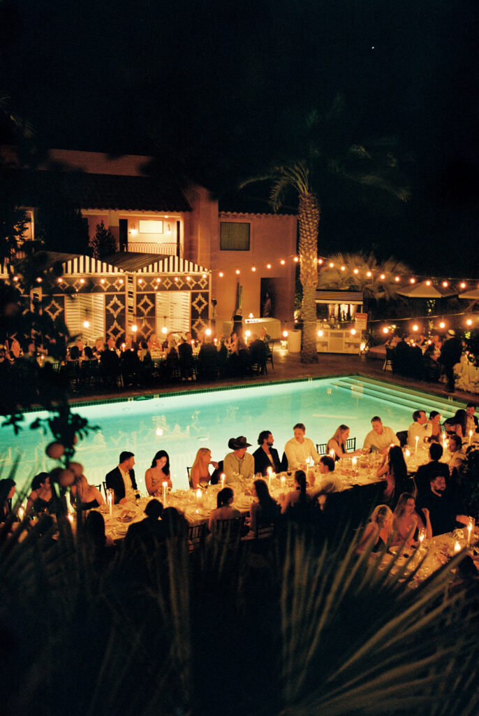 Sands Hotel Palm Springs Wedding Reception